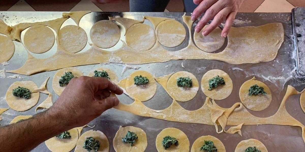 Home made pasta cooking class